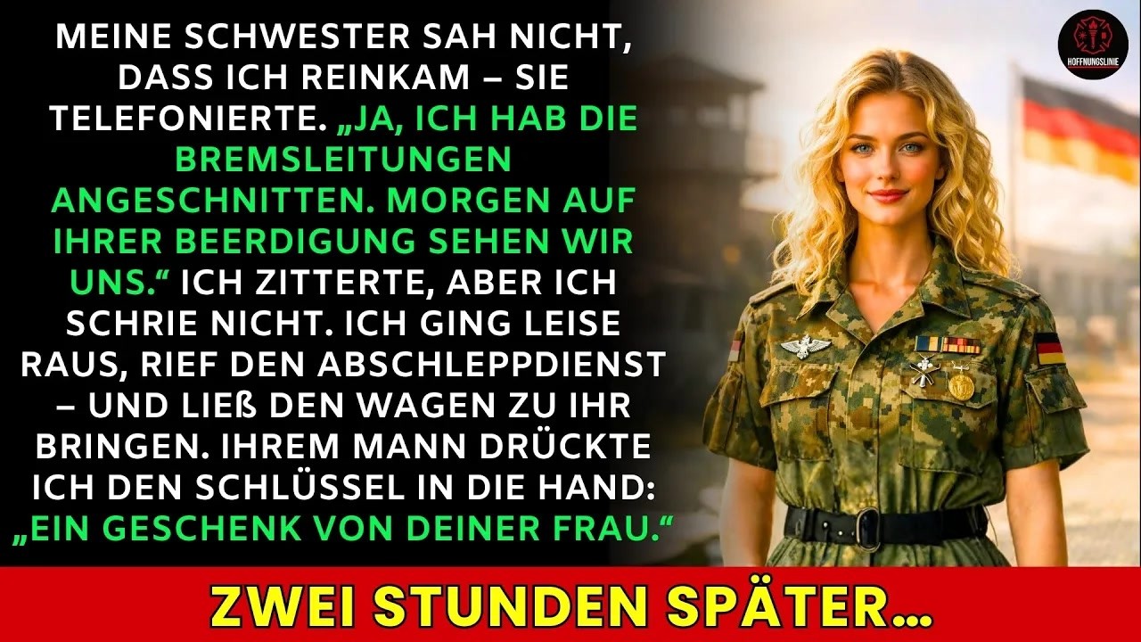 Meine Schwester zu einem Fremden： „Bremsleitungen gekappt  Bis zu ihrer Beerdigung “