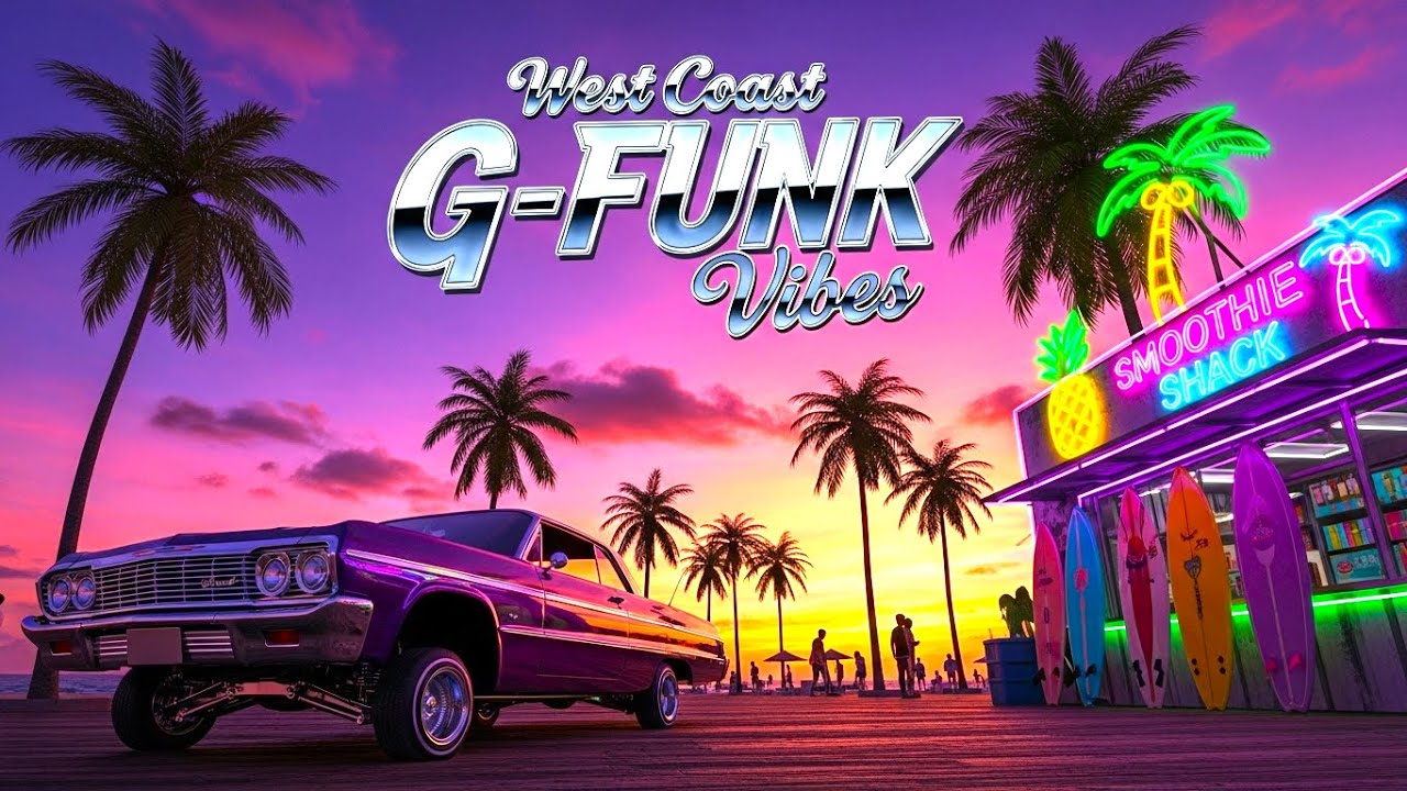 📀 West Coast G-Funk Vibes – Sunset Boards & Lowrider Dreams - YouTube