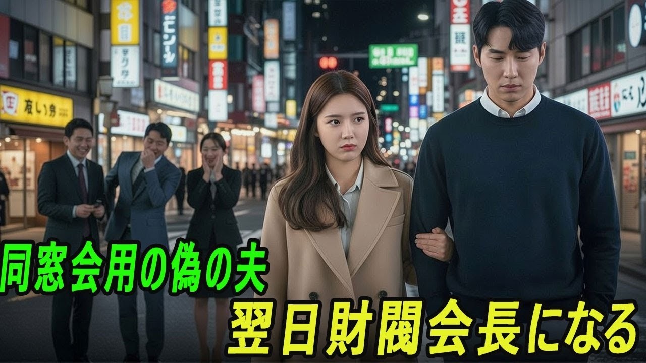 【感動する話】同窓会に連れて行くための偽の夫として無職の男を雇ったのだが……実は彼は財閥グループの本当の会長だった！#朗読#読み聞かせ