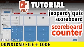 Creating Points Scoreboard in PowerPoint [PPT VBA Tutorial] + Download screenshot 4
