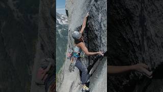 Brette Harrington establishes new route on mysterious wall in British Columbia #climbing