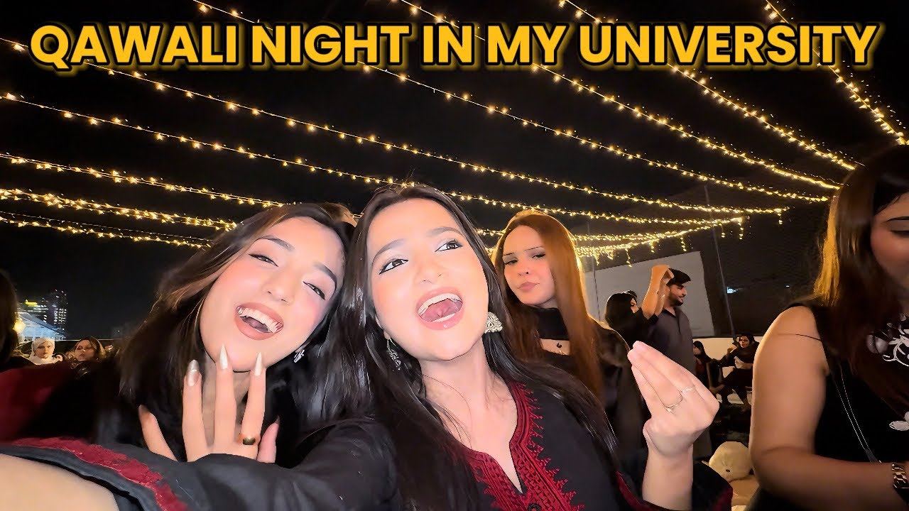 How we celebrate Qawali Night in Pakistan🇵🇰 ||  Iqra/AIFD University
