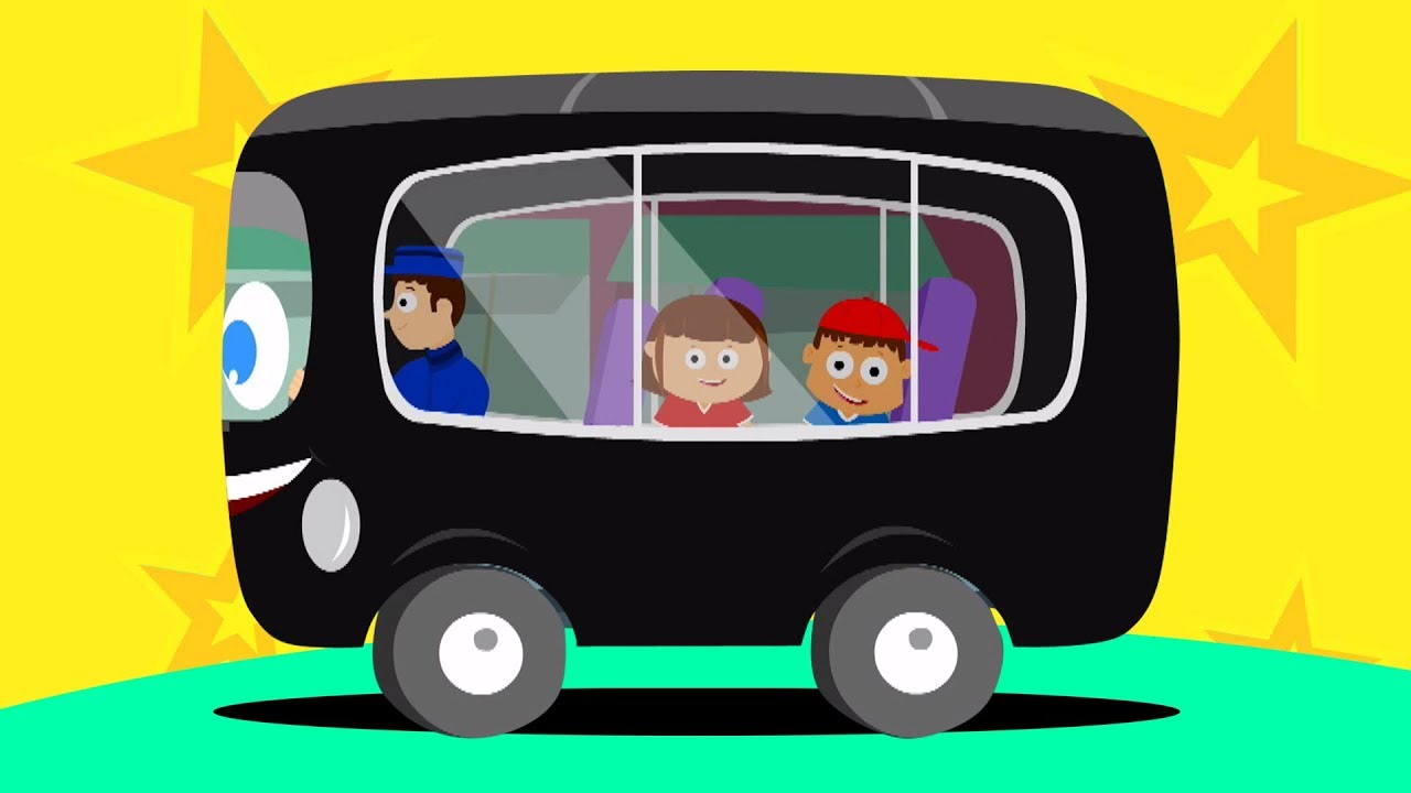 As rodas no ônibus | Rime infantil para crianças | canção de ônibus | The Wheels on the Bus