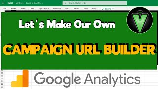 🧡 Create a Campaign URL Builder For Google Analytics Tracking in Excel | Generate UTM Parameters