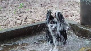 防水レザードライバッグ　dete