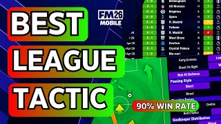 Best League Winning Tactic in FM26 Mobile (90% Win Rate)
