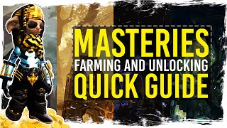 Guild Wars 2 - Quick Guide to Farm Masteries / 1080p 50fps