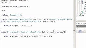 Three Tier Data Access using ASP.NET 2.0 Part 3 of 6