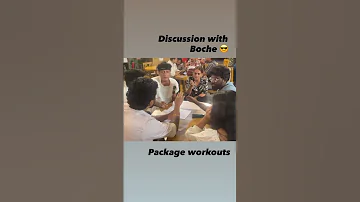 DISCUSSION WITH BOCHE 