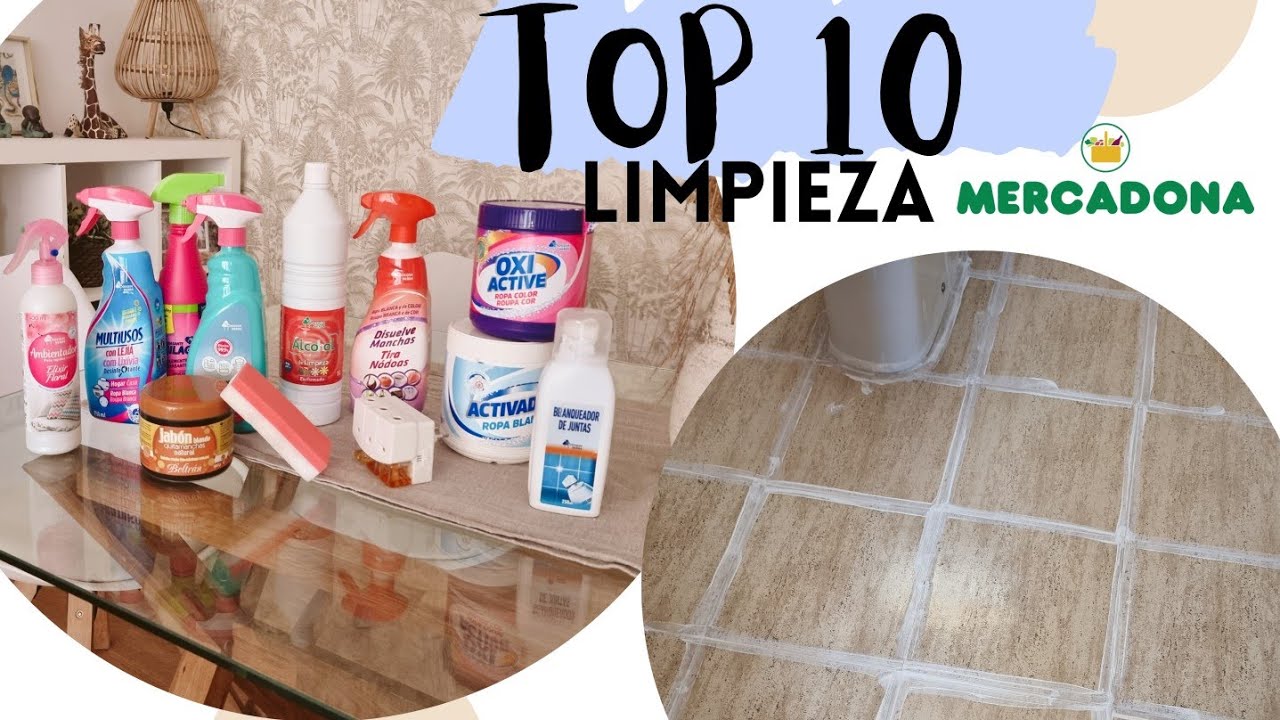 Los 10 productos de limpieza indispensables para tu hogar