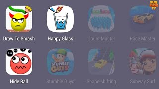 Draw to Smash, Hide the Ball, Happy Glass screenshot 5