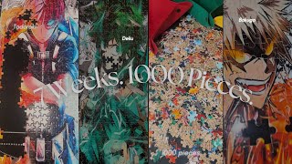 Putting Together a 1000-Piece Anime Puzzle as Self-Care (My Hero Academia) screenshot 1