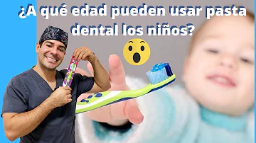 ¿Es malo que un niño pequeño se trague la pasta de dientes?