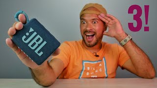 JBL GO 3, pequena NO tamanho e ENORME na POTÊNCIA!