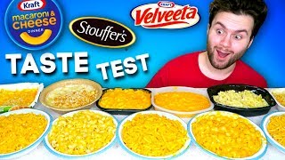 I tried every kind of MAC N' CHEESE from the store... BEST & WORST - Taste Test!