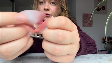 My first ASMR video | soft spoken & whispered trigger assortment & rambling 