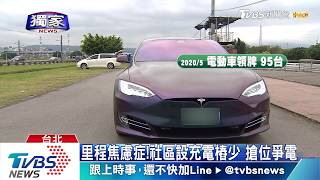 里程焦慮症!社區設充電樁少 搶位爭電