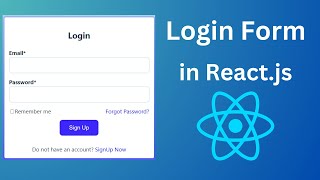 How to Create Sign In Form with Validation in React JS | Build ReactJS Login Form