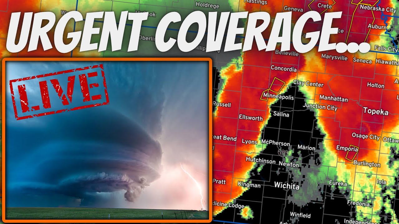 🔴BREAKING WEATHER - Damaging Storms Ongoing! Large Hail 2"+ & 70+Mph ...