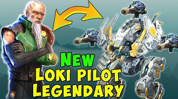 New 6.2 LOKI & LEGENDARY PILOT - War Robots Mk2 Troll Gameplay WR