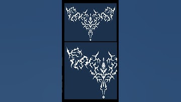 H018 | Vertical Symmetry Pattern #digitaldrawing #procreatedigitalart   #procreate