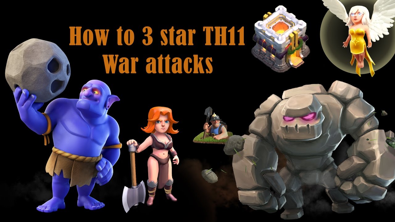 How to 3 star th11 | COC | Bowler Healer | Bowler valks | Th11 3 star war attacks - YouTube ITech365