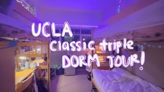 ucla dorm tour | hedrick hall classic triple