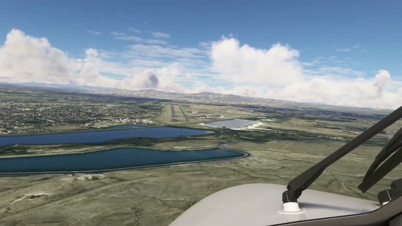 Landing in Cody Wyoming | KCOD (COD) | Yellowstone Regional Airport 