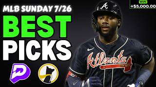 MLB PRIZEPICKS TODAY SUNDAY 7/26/26 (4 FREE PLAYS✅) | BEST PLAYER PROPS & PREDICTIONS
