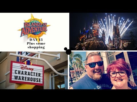 Walt Disney World 2018 - Day 13 - Shopping in ORLANDO and a quick trip to IOA