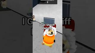 Sheriff Round In Roblox Murder Mystery 2! #roblox #mm2 #sheriff #gaming #gameplay #shorts
