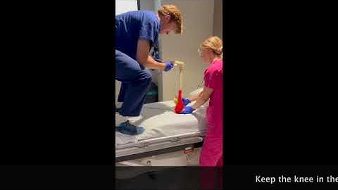 Hip dislocation posterior prosthesis on bed flexion technique   SD 480p