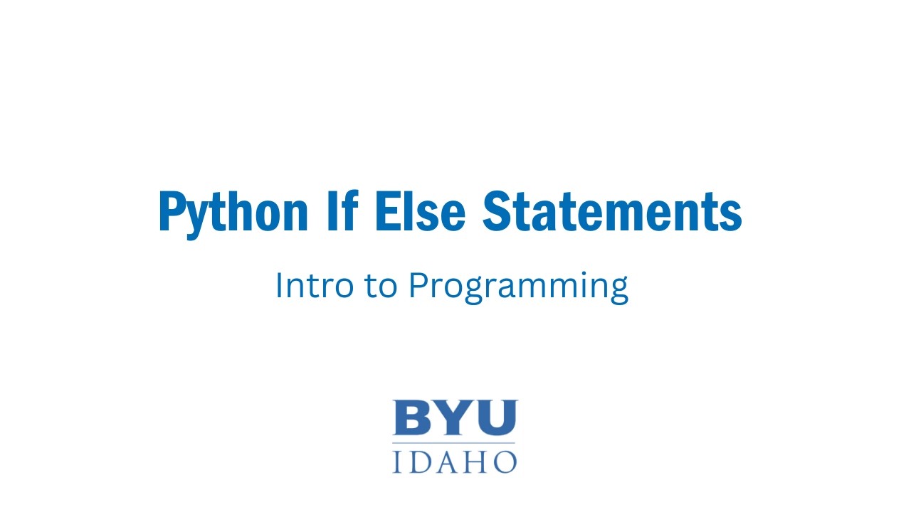 if else statements explained with robot( block code +... Python If Else Statements Explained: Control Flow and Logic for ...