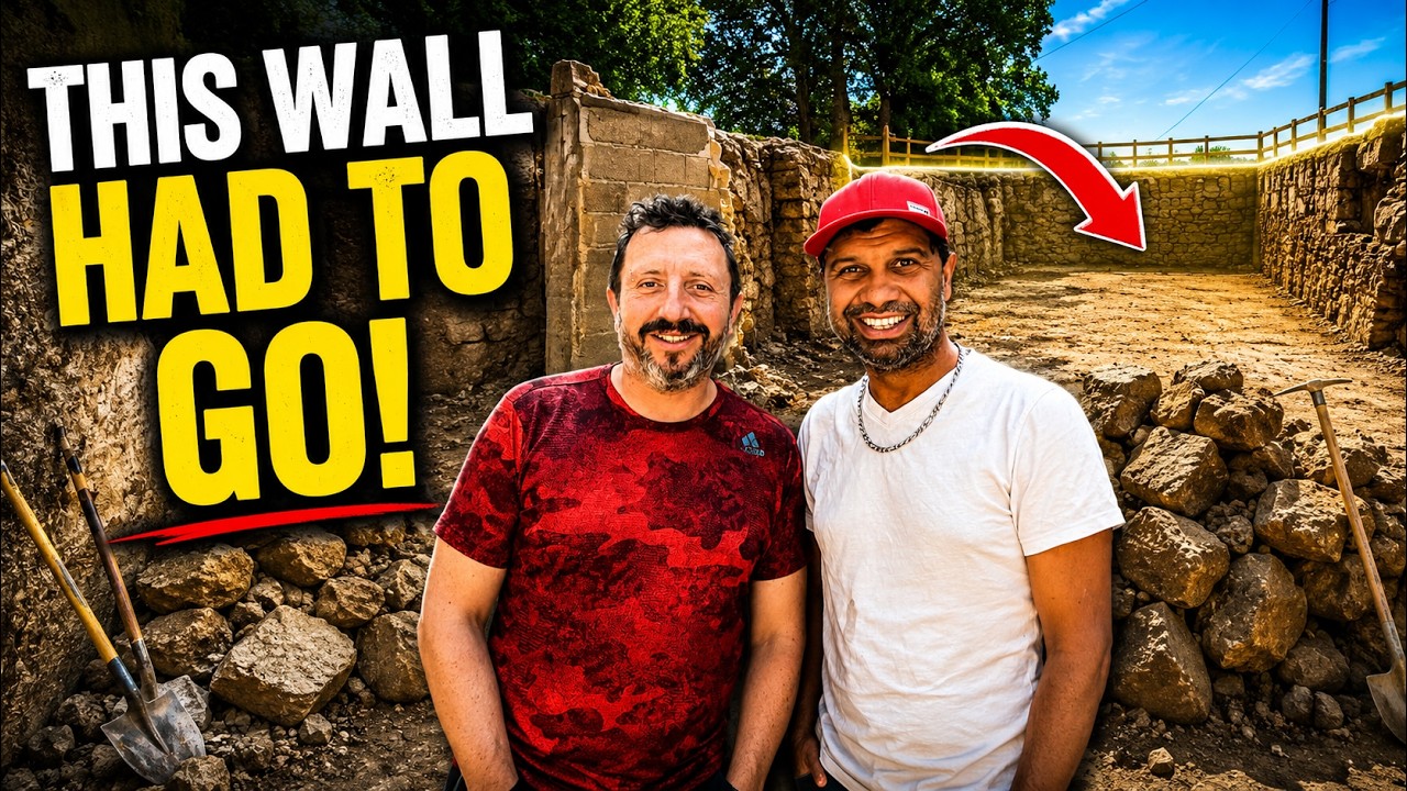 We Tore Apart Our Tiny House to Build This Wall (And Save Our Olive Trees)