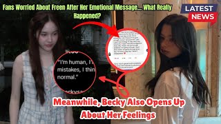 Freen’s Emotional Confession Has Fans Worried Then Becky Shared A Message That Touched Everyone #gl