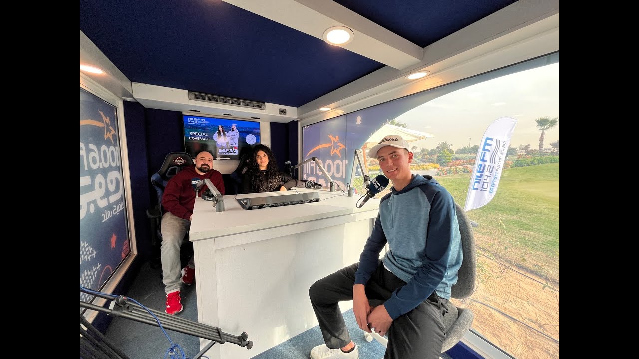 Mobile Studio with Mickey & Nadine - 16-Year-Old Golf Talent Alieldin Salama