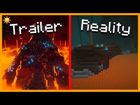 ☀️ MINECRAFT 1.16: Trailer Vs Reality