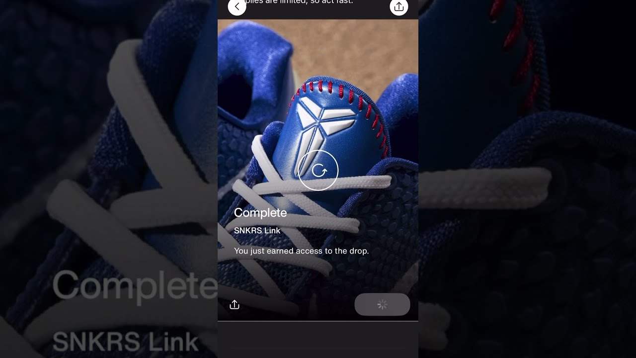 Guaranteed Kobe Dodgers SNKRS Win 