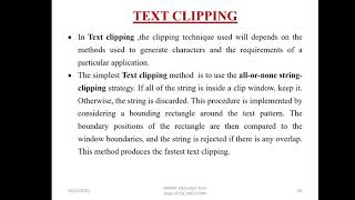 Text Clipping /Module 3/Computer Graphics