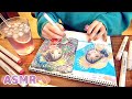 深夜のお絵描きパーティー🌙夏のイラスト【コピック】