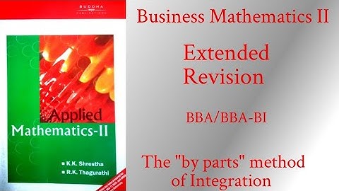 Business Mathematics II (Pokhara University) Extended Revision (Unit 5 - Part 3)