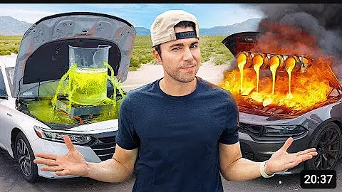 acid vs lava- testing liquids that melt everything