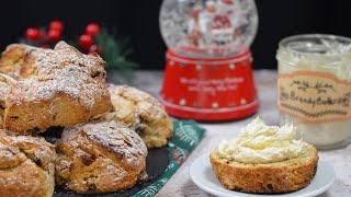 How to make Christmas Scones with Sweet Mincemeat inside.