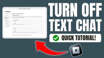 How To Turn Off Text Chat On Roblox