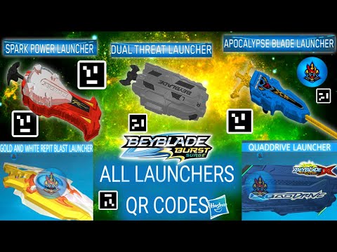 ALL 22 QR CODES BEYBLADE BURST QUAD DRIVE QR CODES Beyblade Burst App QR  Codes 4K60FPS 