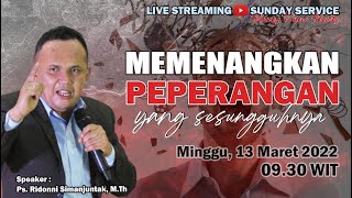 WINNING THE TRUE WAR | SUNDAY SERVICE, MARCH 13, 2022 | GBI BLESSING PAPUA MINISTRY