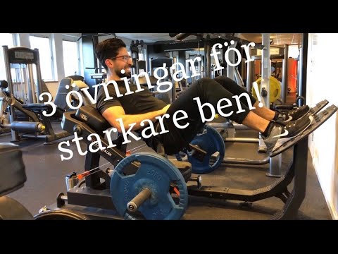 3 ÖVNINGAR FÖR STARKARE BEN!