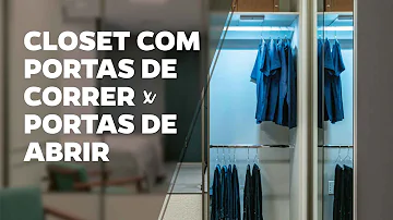 Qual o melhor Guarda-roupa de porta de correr ou de abrir?