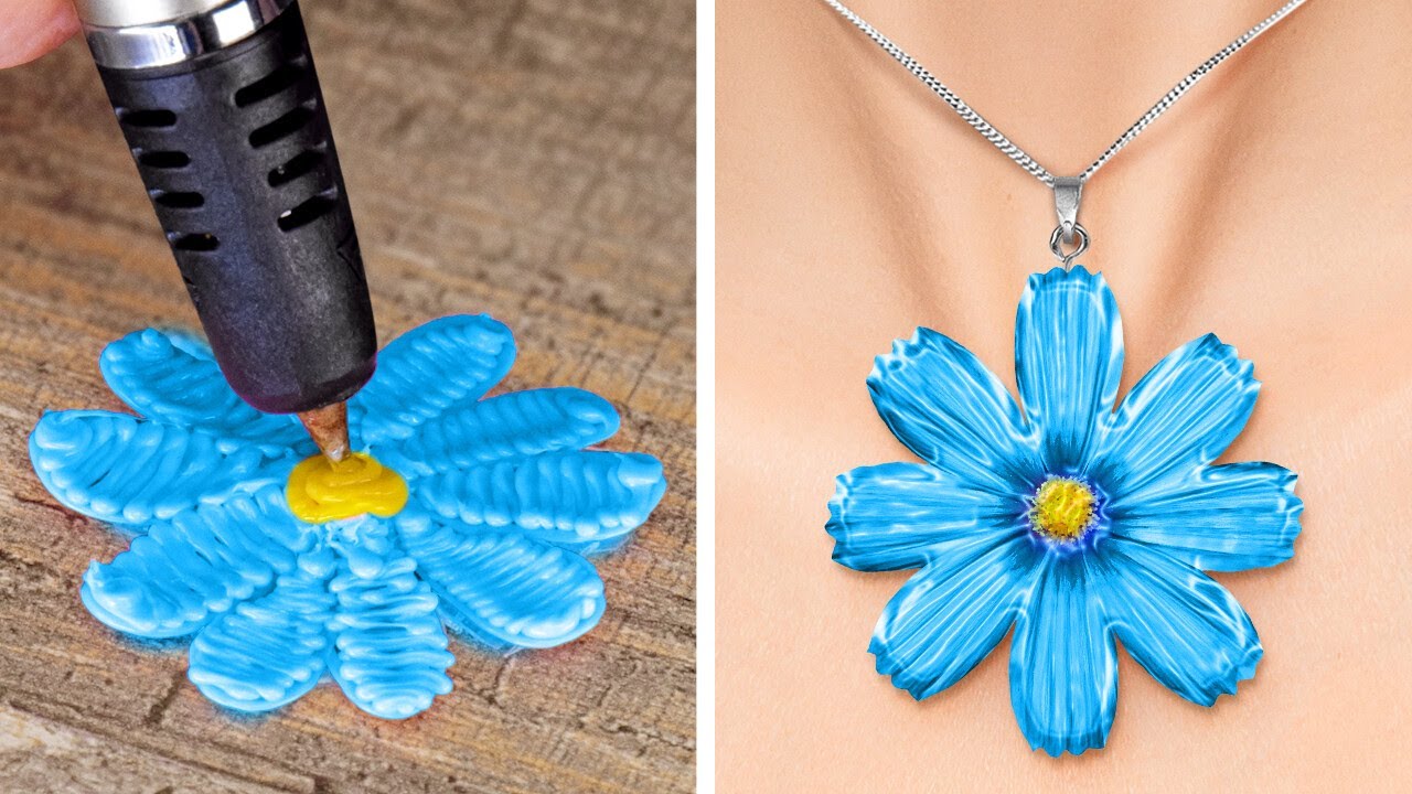 3D Pen vs. Hot Glue - DIY Jewelry, Decor and Mini Crafts - YouTube