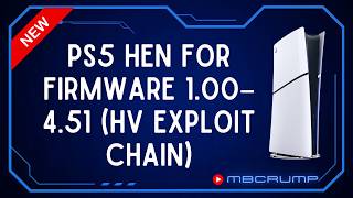 Ps5 Hen For Firmware 1.004.51 Hypervisor Exploit Chain